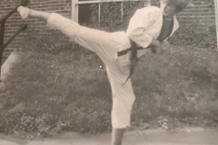 My younger days doing martial arts!